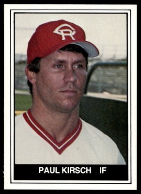 1982 TCMA Cedar Rapids Reds #14 Paul Kirsch Cedar Rapids