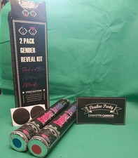 2 Pack Gender Reveal Kit pink/blue