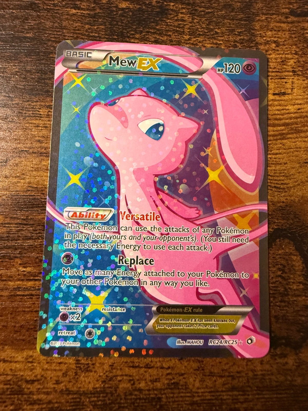 Pokémon Mew EX Ultra Rare Full Art Holo Legendary Treasures RC24/RC25 LP