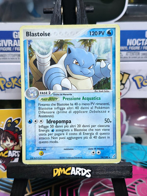 Pokemon Blastoise 14/100 Holo Rara| Ex Guardiani dei Cristalli Italiano ...