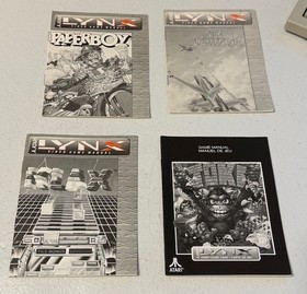 Atari Lynx Manuals *Only* -  Mix & Match