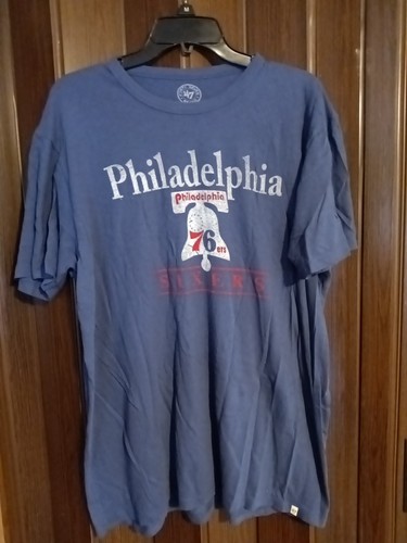 Philadelphia 76ers Tshirt Adult XL 100%Cotton Gently Used 