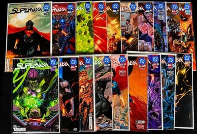 Absolute Superman 1 2 3 4 5 6 7 8 9 10 11 12 13 14 15 16 17 18 19 1st PRINT Lot