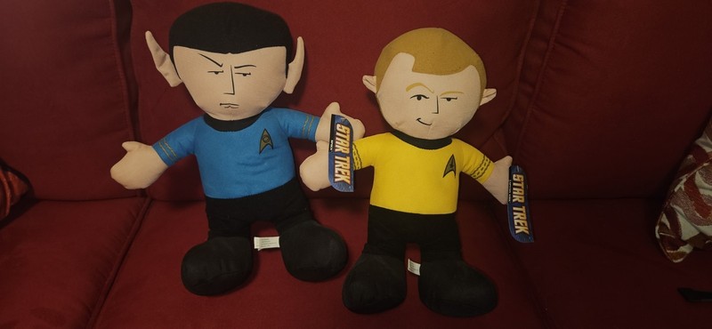 Star Trek Kirk and Spock Plus Dolls Vintage Lot Great Condition