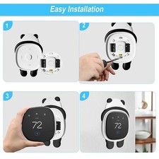 Mount Holder for ecobee Smart Thermostat Essential 2025 White ABS Wall Mount