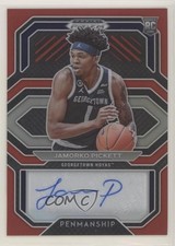 2021-22 Prizm Draft Picks College Penmanship Red /199 Jamorko Pickett Auto q4j