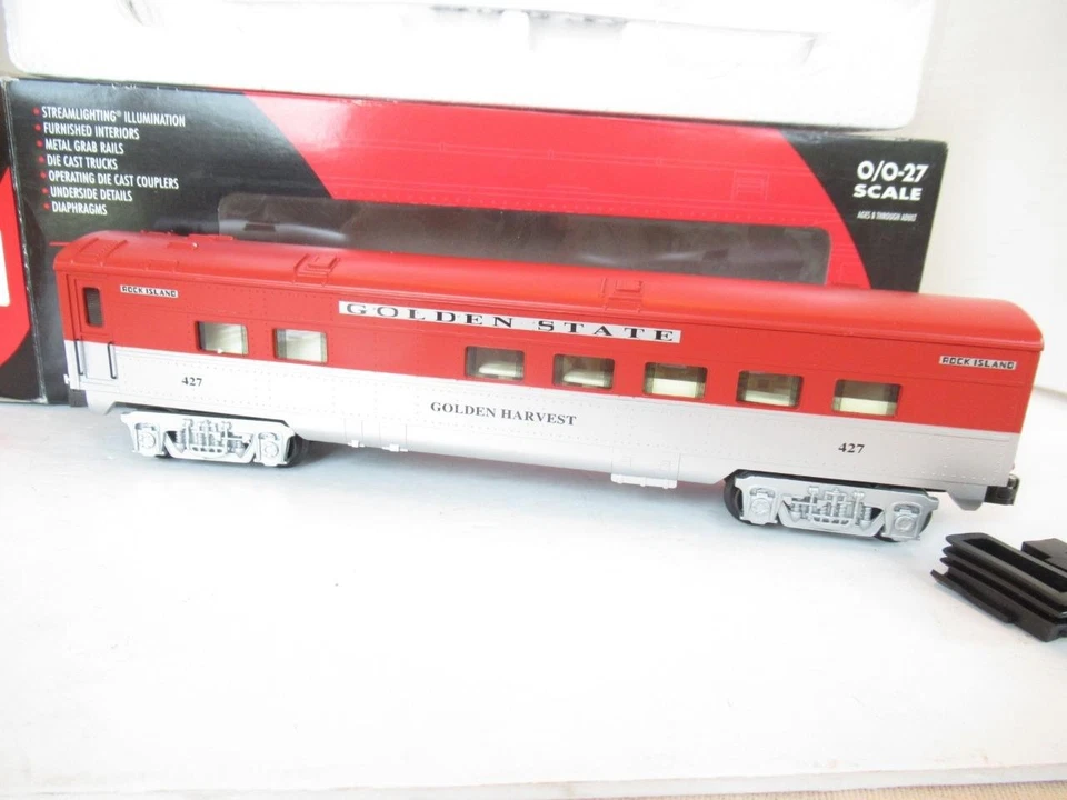 ВИНТАЖНЫЙ K-LINE ПОЕЗДА - K4532-04271C KCC ЗОЛОТОЙ ГОСУДАРСТВО ОБТЕКАЕМЫЙ ВАГОН-РЕСТОРАН H1W - Изображение 4 из 4