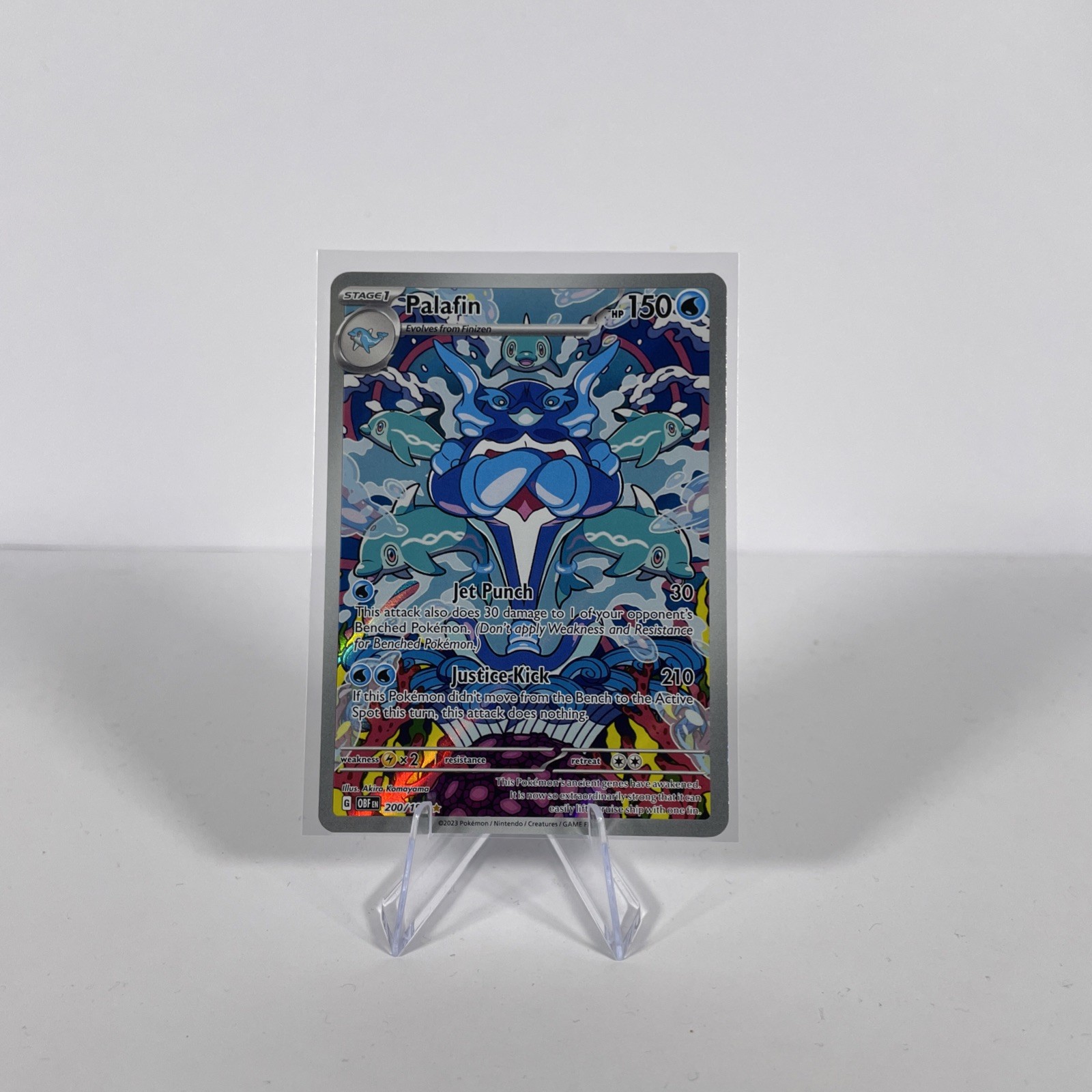 Palafin  200/197 Illustration Rare Holo Obsidian Flames Pokemon TCG NM