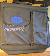 Creative Memories Black Memory Mate 3 Ring Binder Tote Organizer Shoulder Bag