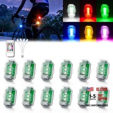 Wireless LED Strobe Lights with Remote Control, High Brightness 8 Colors 12pcs