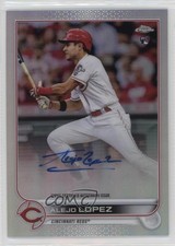 2022 Topps Chrome Rookie Auto Refractor 77/499 Alejo Lopez #RA-AL Auto 0rz7