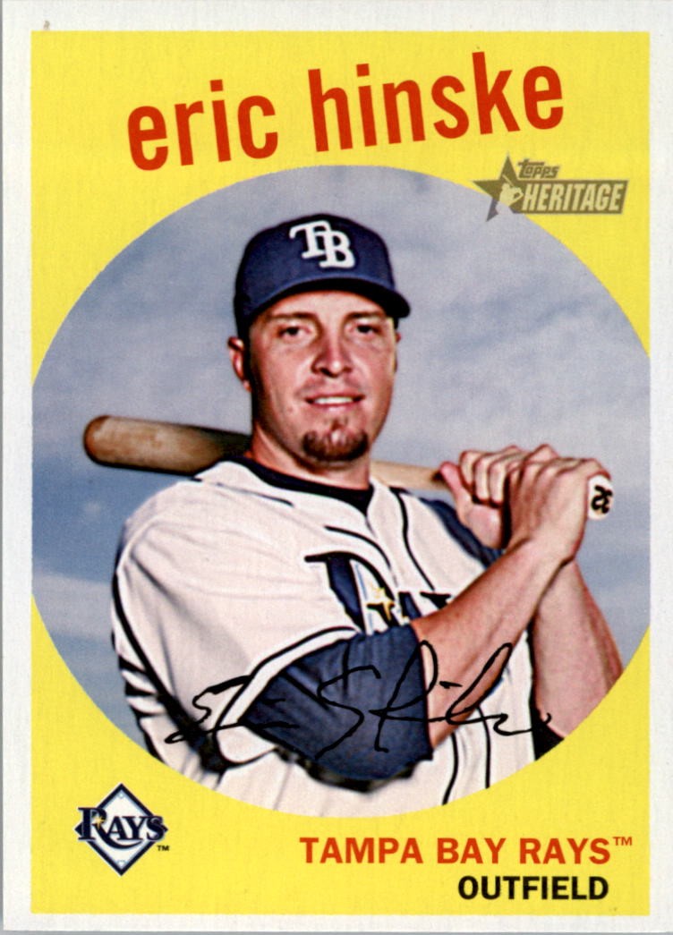 2008 Topps Heritage #623 Eric Hinske - BB