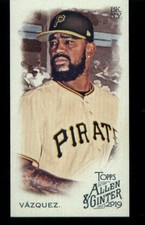 2019 ALLEN AND GINTER MINI A/G BACK #86 FELIPE VAZQUEZ PITTSBURGH PIRATES BASEBA