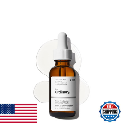 The Ordinary Retinol 1% in Squalane Serum Anti-Aging Skin Smoothing 1 Fl Oz