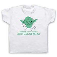 Image of 900 YEARS YODA UNOFFICIAL STAR WARS LOOK AS GOOD KIDS CHILDS T-SHIRT