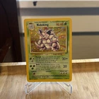 Pokémon TCG Nidoking Base Set Holo Unlimited Rare Card 11/102 LP Condition