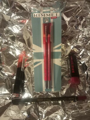 Lippenstift und Lipliner Set, Rimmel, L'Oreal, Bourjois