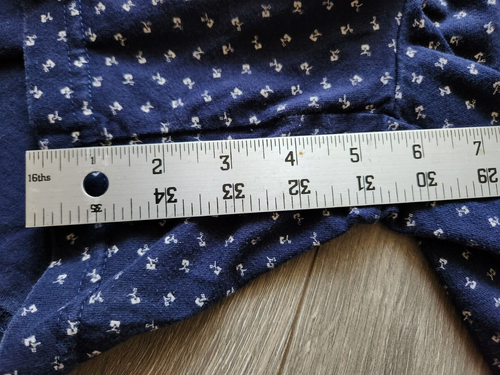 Van Heusen gonna corta pantaloncino maglia donna L blu scuro stampa floreale all over - Foto 9 di 13