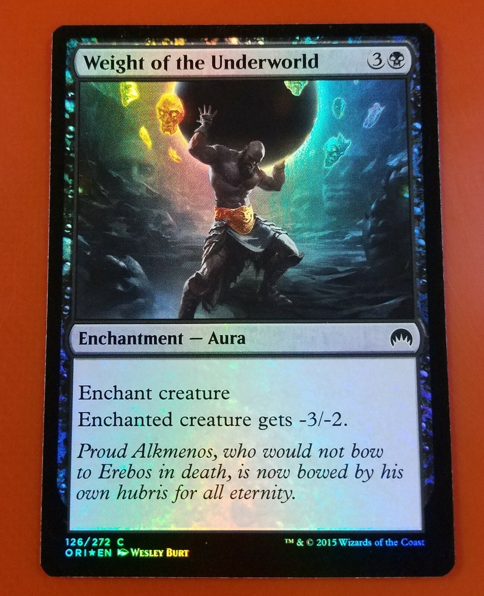 1x Weight of the Underworld | FOIL | Magic Origins | MTG