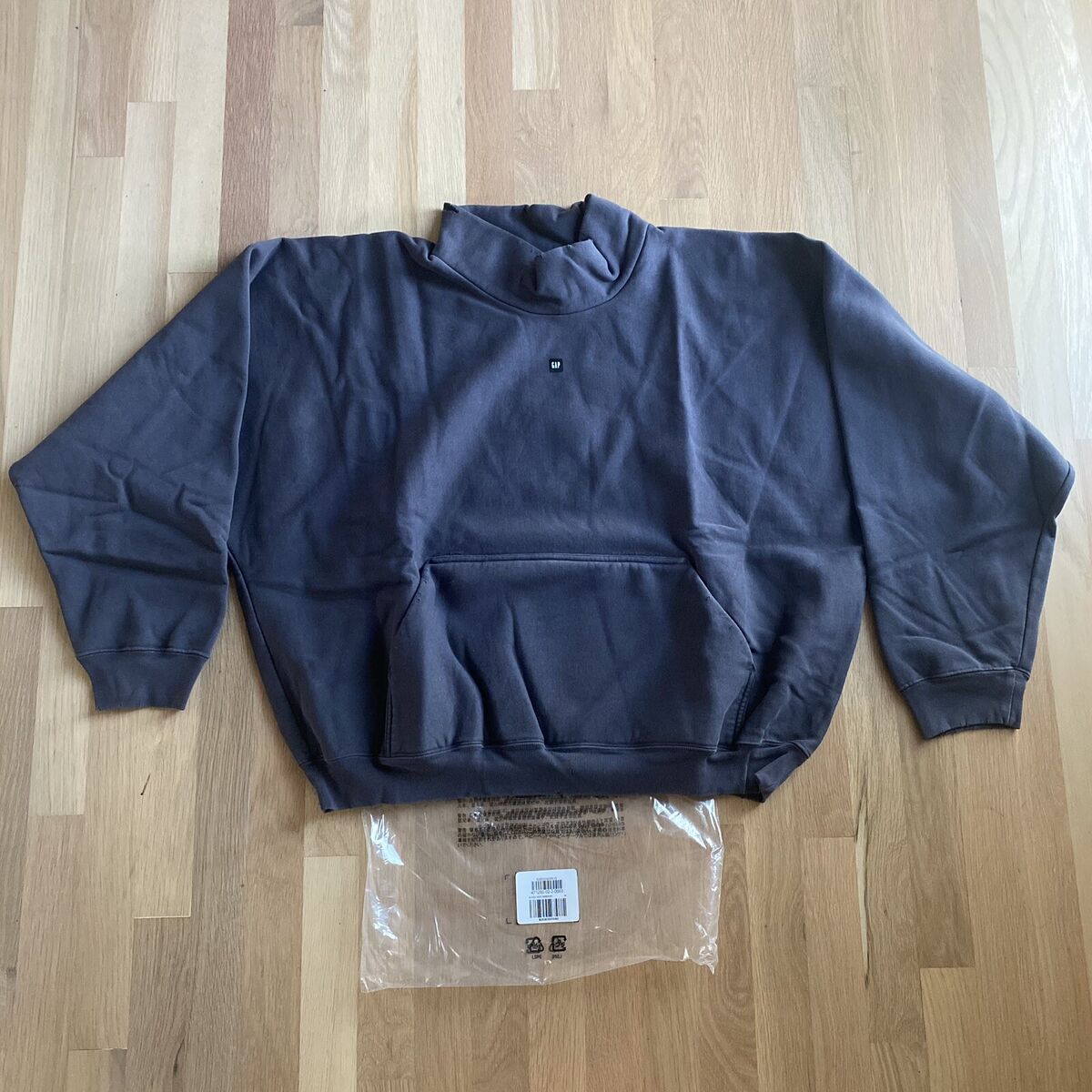Yeezy Gap Balenciaga High Neck Distressed Mockneck Sweater Yeezy Gap Balenciaga High Neck Distressed Mockneck Sweater