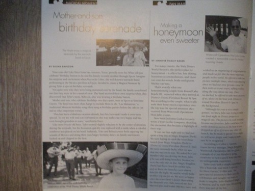 Septem-2009 Walt Disney Eyes & Ears Mag(MARIACHI COBRE/TYLER HOYT/CARMEN TAFOLLA - Picture 7 of 13
