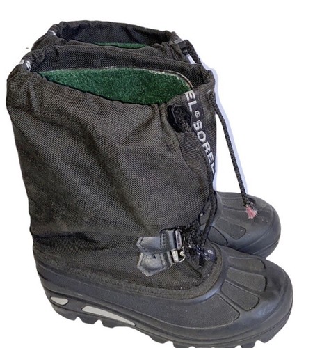 Sorel Womens Black Winter Snow Boots 