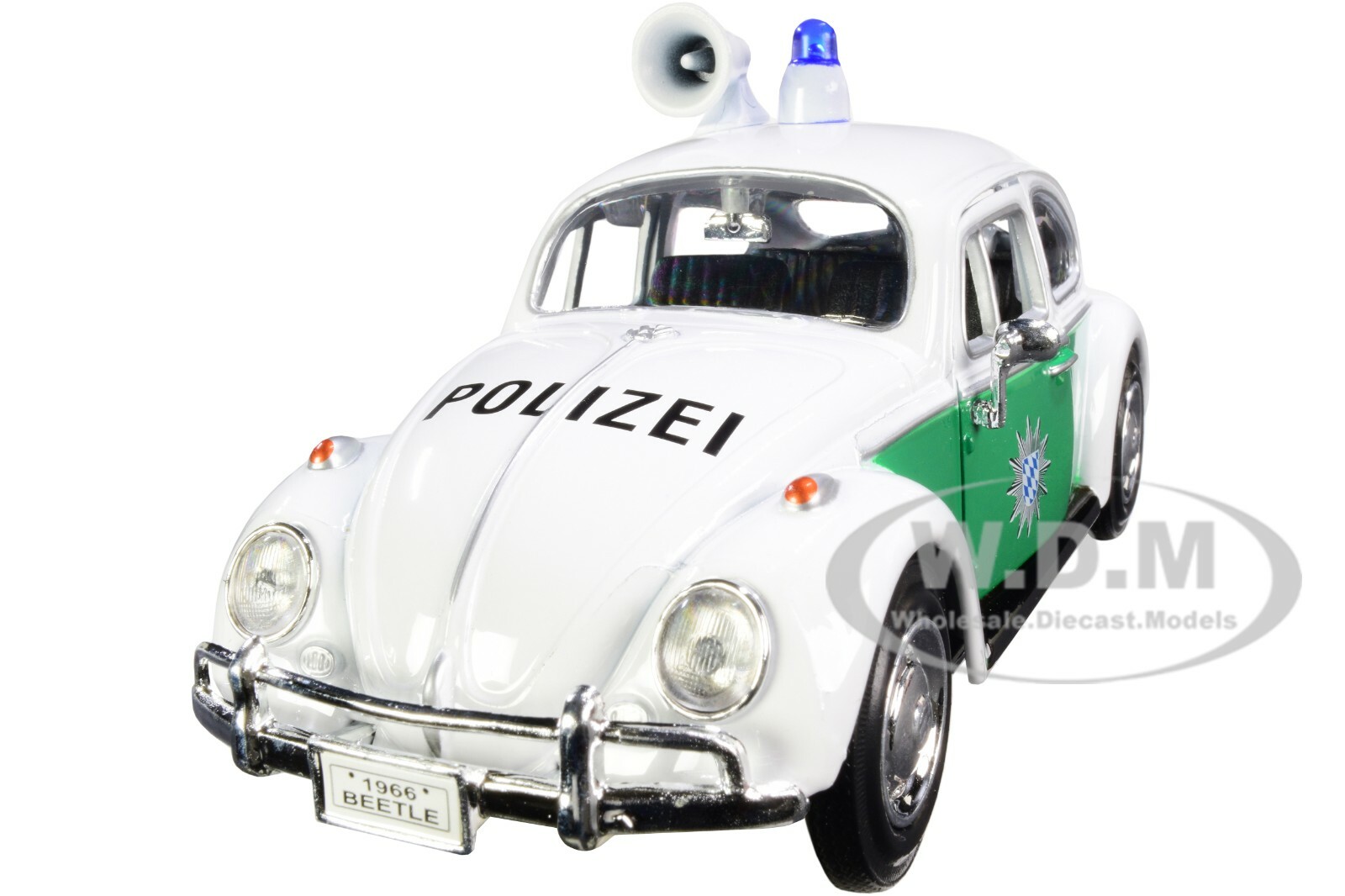 1966 VOLKSWAGEN BEETLE НЕМЕЦКАЯ ПОЛИЦЕЙСКАЯ МОДЕЛЬ 1/24, ИЗГОТОВЛЕННАЯ НА ЗАКАЗ КОМПАНИЕЙ MOTORMAX 79588