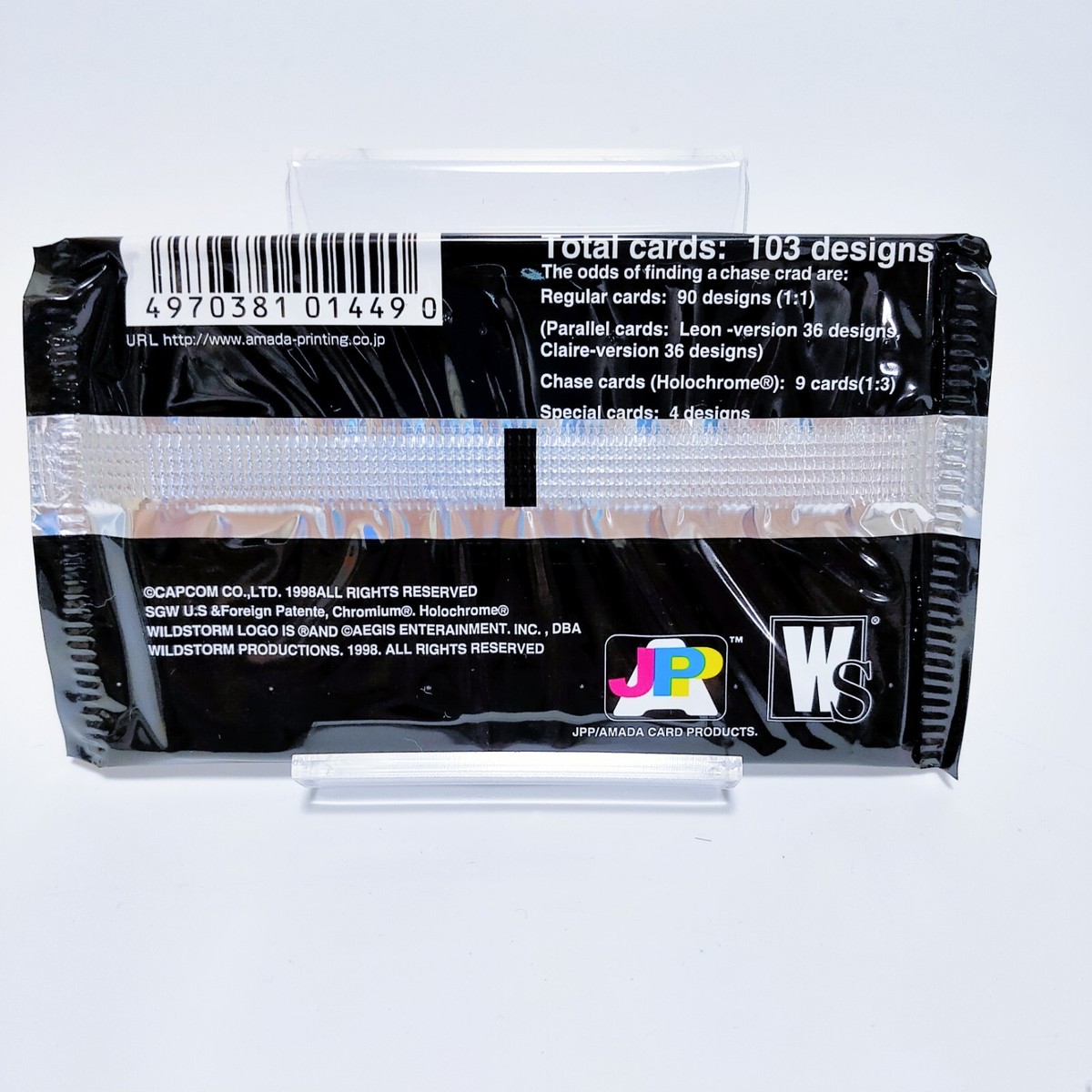 JPP BIOHAZARD CHROMIUM TRADING CARDS 10個 m12 RESIDENT EVIL Jpp Biohazard Chromium Trading Cards 10