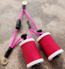 1.25" 8-32 Tattoo Machine Parts Coils 8 Wrap White Washers Neon Hot Pink Forward