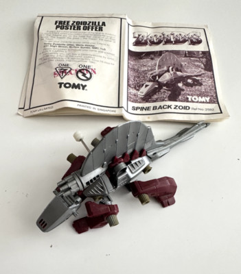 Vintage 80er Jahre Tomy SPINE BACK ZOID funktionstüchtig, komplett mit Anleitung