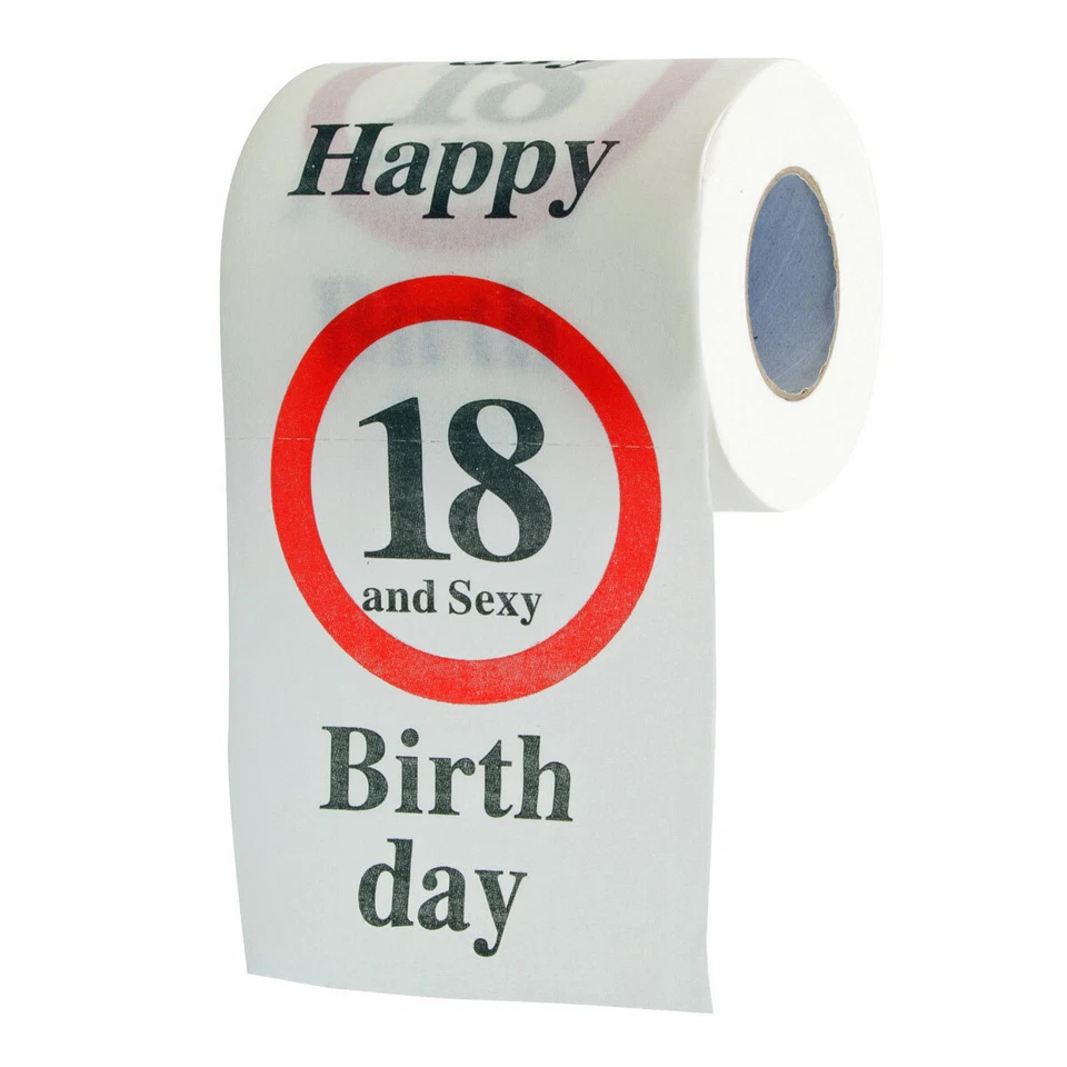 Lustiges Klopapier zum 18 30 40 50 60 70 Geburtstag Fun Toilettenpapier Geschenk - Bild 2 von 4