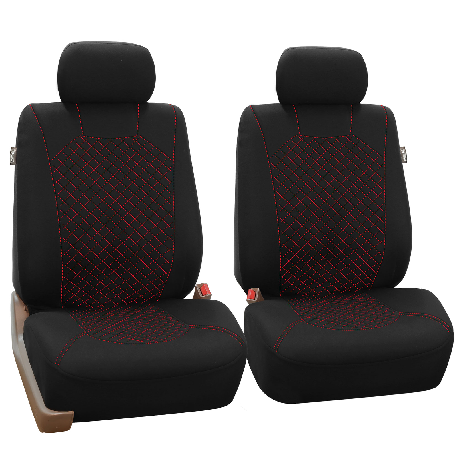 Quilted Flat Cloth Universal Seat Covers Fit For Car Truck SUV Van - Front Seats