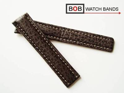 BOB ECHT-HAI FALTSCHLIESSENUHRBAND kompatibel mit Breitlingfaltschliesse 20-18mm