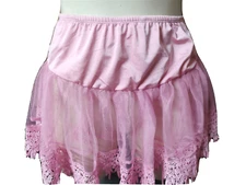 Plus Size Lingerie Petticoat Queen Pink Seven Til Midnight #CR80