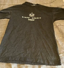 LOS ANGELES KINGS Hockey CCM Center Ice MEDIUM Gray NHL Athletic Shirt FREE SHIP