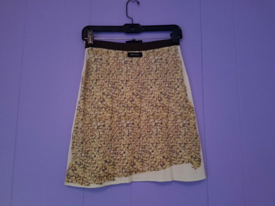 Falda de Cachemira Dolce & Gabbana D&G Hecha en Italia Lana Multicolor Talla S Foto 2 de 4