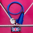 13 Amp Plug to 16 Amp socket 1 meter fly lead / generator / caravan / camping