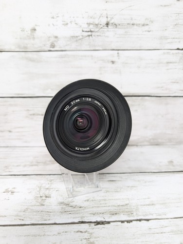 (Mint) Minolta MD 20mm f/2.8 MF Lens Wide Angle for MC MD Mount W/ Extras - Picture 16 of 21