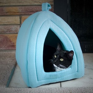 enclosed cat bed