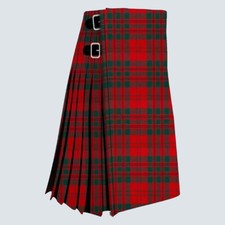 Men's Scottish Livingston Tartan Kilt Handmade Traditional 8 Yard Kilts