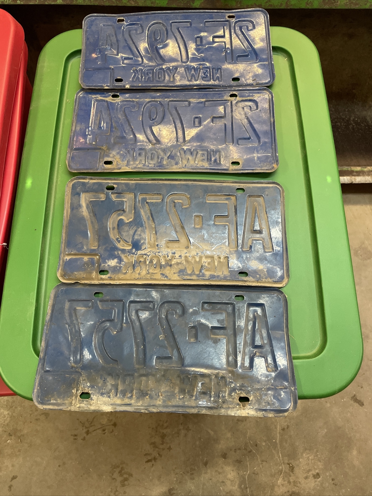 Antique New York State License Plates. 1973. eBay