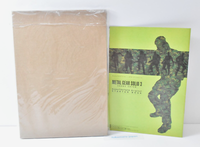 L GEAR SOLID 3 メニュー パンフレット METAL GEAR SOLID 3 SNAKE EATER STARTER Booklet & PREMIUM PACKAGE