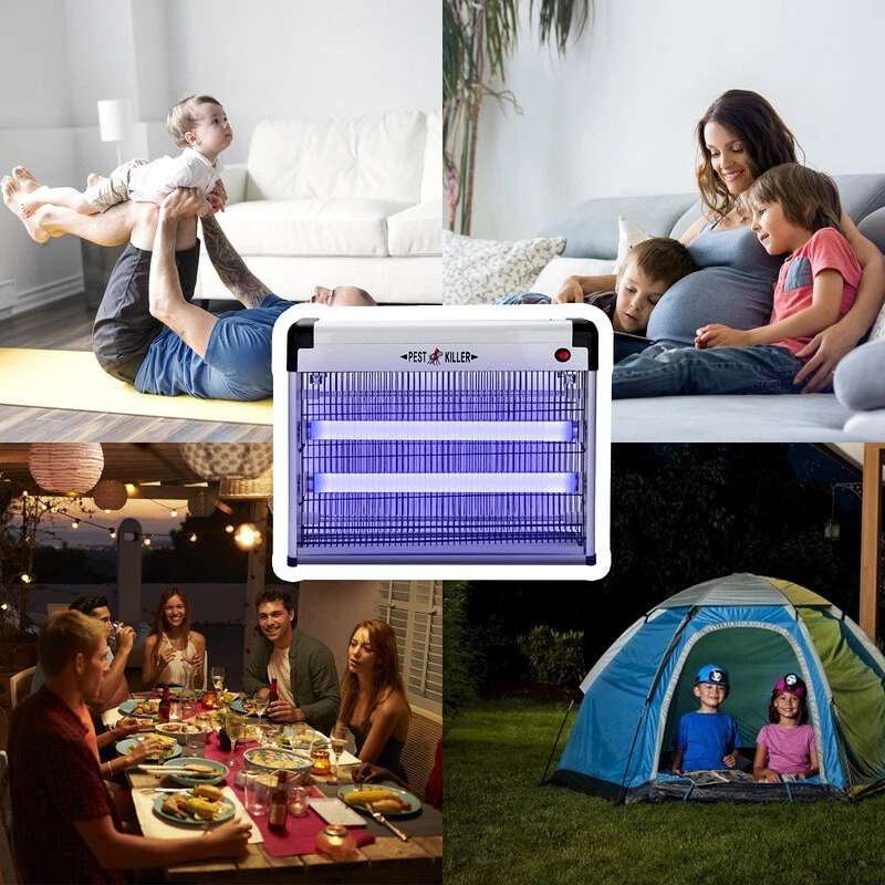 Insektenvernichter Elektrich UV Camping Lampe Mückenschutz Garten USB LED 3-40W - Bild 3 von 4