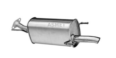 Asmet Exhaust Rear Muffler Tail Pipe for Astra G CC 1,4 1,6 16V Hatchback 98-