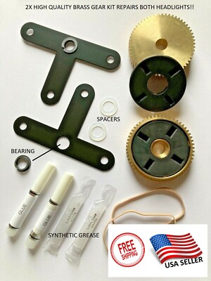 Headlight Motor Repair Kit T-Brace W/ Bushing For Corvette C5 2000-04 & Firebird 93-02