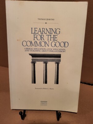 Thomas Jeavons Learning for the Common Good, pb, 1991  education philanthropy