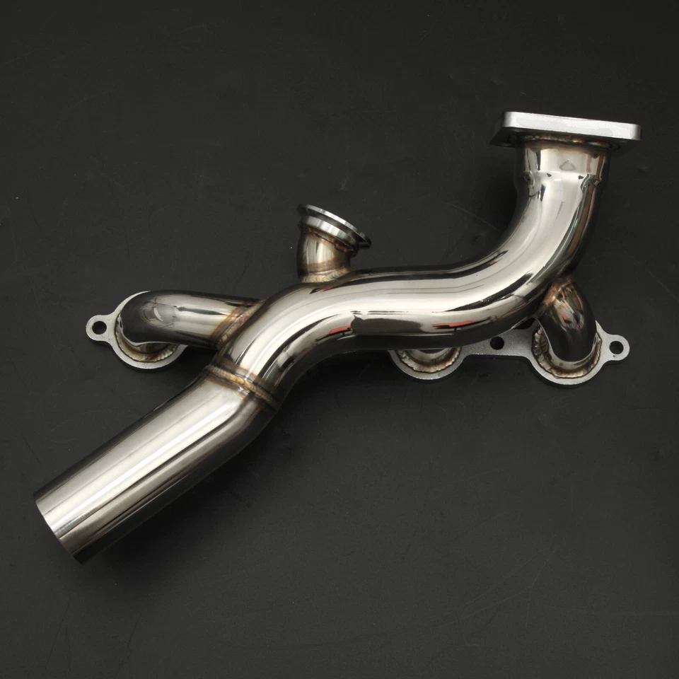 Single Turbo Header for LSX LS2 T4 Top Mount Swap Crossover with 44mm WG Upgrade - Image 4 of 4