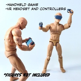 1:12 Super Action Stuff GAME ON! Arcade w Light Cats w Knives Figure Accessories