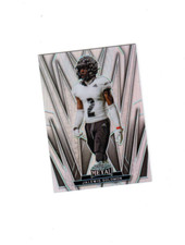 2024 Leaf Metal Football Silver Prismatic Jalewis Solomon Base   Card 53