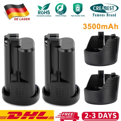 2x 3000mAh Li-ion Akku Für Bosch BAT411 BAT412 2607336013 GDR GSA PSR 10.8V-LI